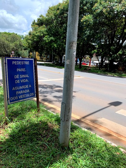 Brasília, respeito ao pedestre